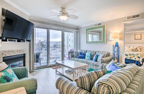 Ocean City Apartamento | Ocean City Condo Spacious Balcony, Walk to Beach!