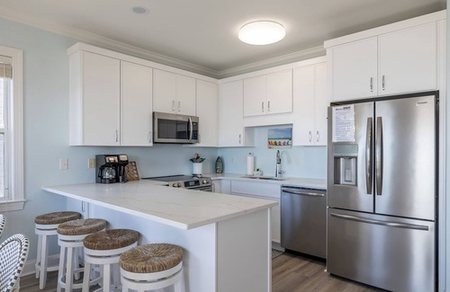 Indian Beach Condominio | Ocean Club F204, Oceanfront Condo in Indian Beach, NC!