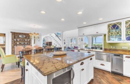 Ocean Isle Beach Casa | Ocean Front, Canal Front, Dock, Pool, Hottub, Sunrise, Sunset Views, Elevator