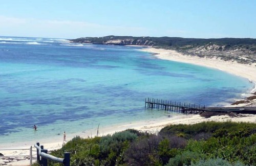 Prevelly Apartamento | Frente al mar de temática griega: DESPERTAR con vistas al océano, espacio abierto a la playa - Senderos para caminar