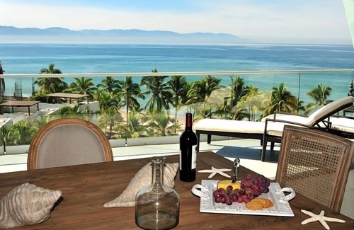 Zona hotelera del norte Condominio | Ocean Front Luxury Beach House/ Icon,Puerto Vallarta,Oceanview BEACHFRONT Access