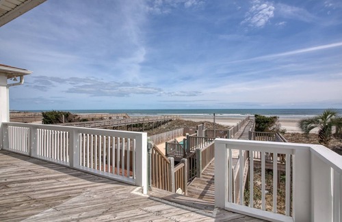 Sunset Beach Casa | OCEAN FRONT - West End Home @ OIB on the Sound and Sea! Private Pool