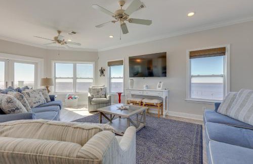 Ocean Springs Casa | Ocean Springs Magnolia Beach House on Pvt Beach!