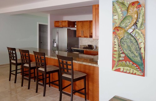 Cozumel Condominio | ¡Fechas de verano todavía abiertas! Con vista al mar, el único condominio de lujo de 4 habitaciones en Palmar