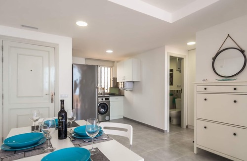 Gran Tarajal Apartamento | Ocean View Penthouse II.Primera línea de playa.Wifi & A/C. Terraza 23m2 privada.