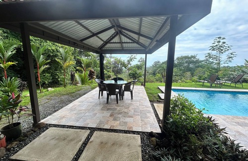 Ojochal Casa | Ocean View, tranquil, 2-bedroom house, with pool, tucked in the rainforest.