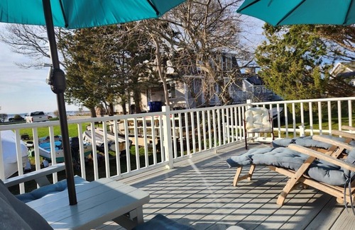 Pocasset Casa | Ocean View Walk to Beach 3 Bed 3 Bath Cape House- Sunset View