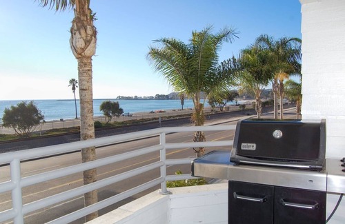 Capistrano Beach Condominio | Ocean view with bbq equipped balcony 1-bedroom condo with AC, in Dana Point