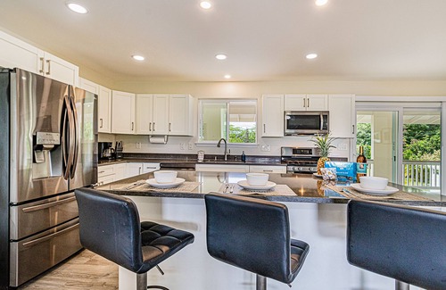 Keaau Casa | Ocean views, Resort-like pool, hot tub and A/C! This place has it all!