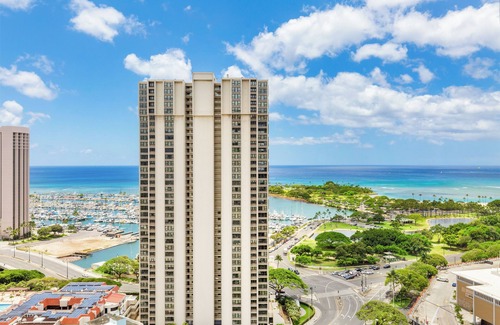 Ala Moana Apartamento | Ocean Views + Walkway to Mall-Ala Moana Hotel 2513