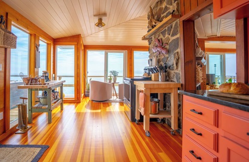 Mid-Coast and Islands Cabaña | Oceanfront Boathouse on Casco Bay