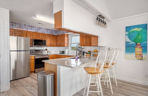Hatteras Island Casa | Oceanfront charm, heated pool, hot tub, dog friendly, 4 bed 3.5 bath
