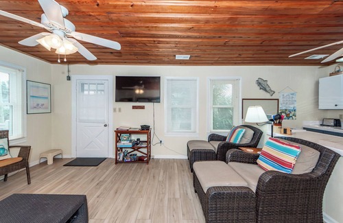 Edisto Island Casa | Frente al mar - True Edisto Beach Cottage - Porche en el Océano
