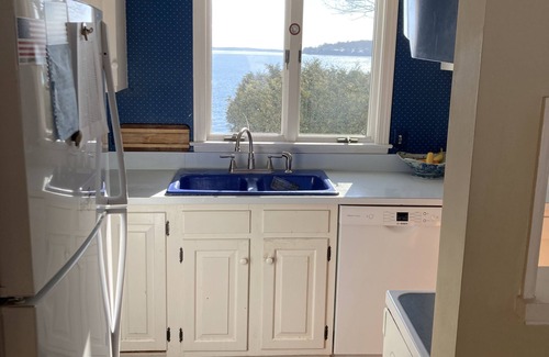 Belfast Casa | Oceanfront Home in Belfast with large deck and million dollar views!