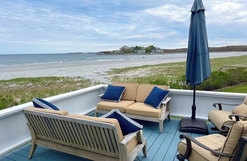 Kennebunkport Casa | Oceanfront Home on Goose Rocks Beach, Kennebunkport