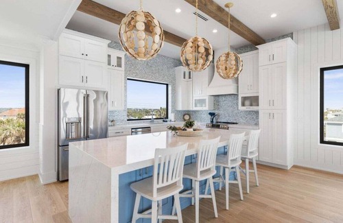 Flagler Beach Casa | 3 story oceanfront home, private pool, arcade room! Dog-friendly!