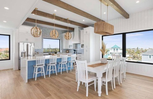 Flagler Beach Casa | 3 story oceanfront home, private pool, arcade room! Dog-friendly!