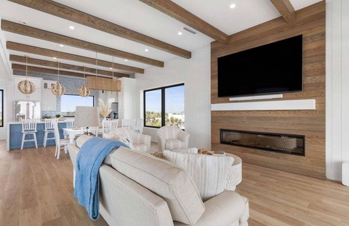 Flagler Beach Casa | 3 story oceanfront home, private pool, arcade room! Dog-friendly!
