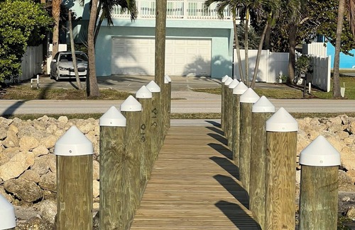 Ambersand Beach Casa | Oceanfront Octagon Beach House and Dock Sunrise and Sunset Ocean to River Lot