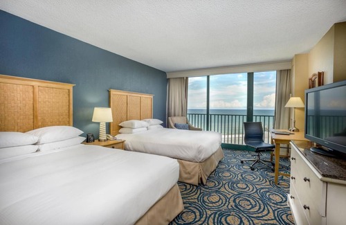 Brush - Stewarts Hotel | Oceanfront Resort w/ Sparkling Pool, Gym & Volleyball Court! Near the Beach!