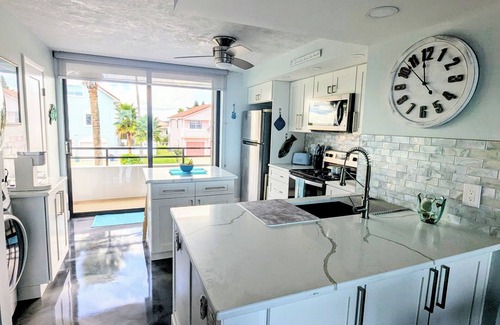 Flagler Beach Casa | Oceanfront Townhouse- Relax at Pelican Place right next to beach & walk to town!