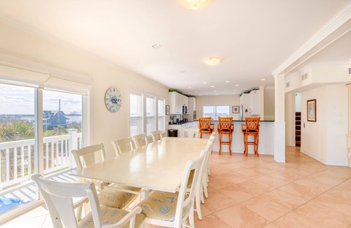 North Topsail Beach Casa | Oceanfront retreat with private heated pool, hot tub, elevator, & beach access
