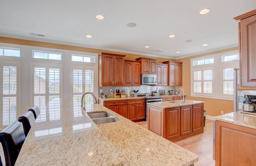 North Topsail Beach Casa | Oceanfront home with volleyball, game room, pool, beach access & washer/dryer