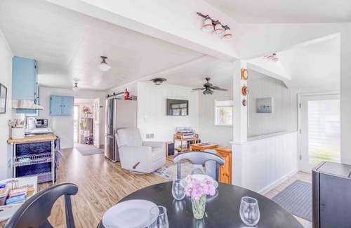 Tillamook Casa | Oceanview Cottage with Hot Tub, Deck, BBQ, Steps to the Beach