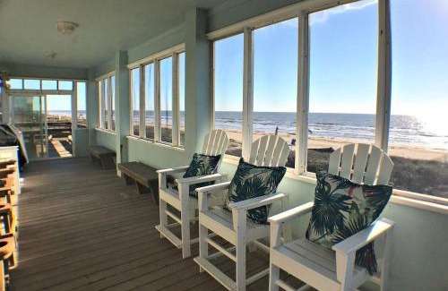 Surfside Beach Casa | Octopus Garden - Beachfront and Center! Beautiful Ocean Views from Porches!