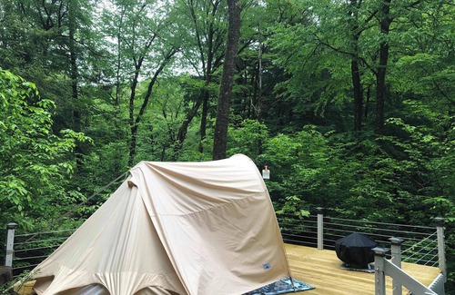 Ferndale Alquiler De RV | Okama Abon Bell Tent, River View Taino Woods 15 minutes to Bethel Woods Concerts