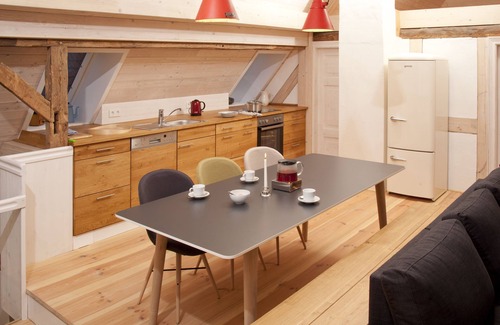 Neuendorf Apartamento | Old schoolhouse Panorama apartment
