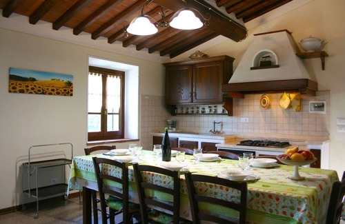 Monte San Savino Villa | Parte de una antigua casa de campo de piedra max 7 personas con jardín privado. Tranquilo y panoramico. octubre