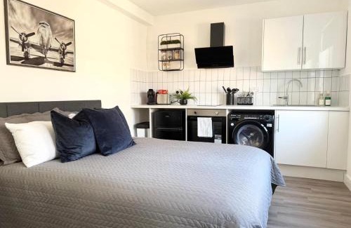 Hoxton West Apartamento | Old Street Studio with Washer and Dryer