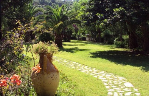 Capri Leone Cabaña | Villa histórica rodeada de olivos: Wi-Fi CA jardín grande vista terraza Barbacoa