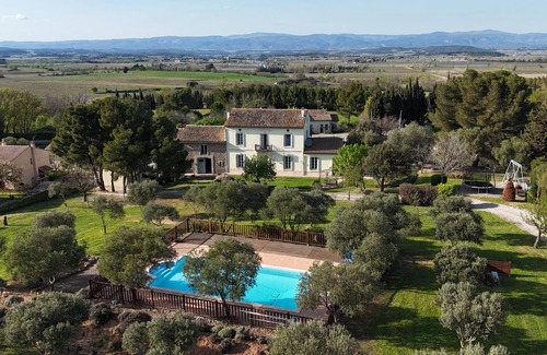 Marseillette Cabaña | Magnífica casa rural, piscina climatizada cerca de Carcasona, junto al Canal du Midi -