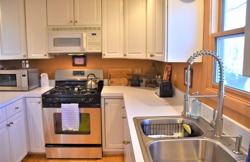 Indianapolis Casa | ON 62-acre Broad Ripple park and a mile from Broad Ripple village.