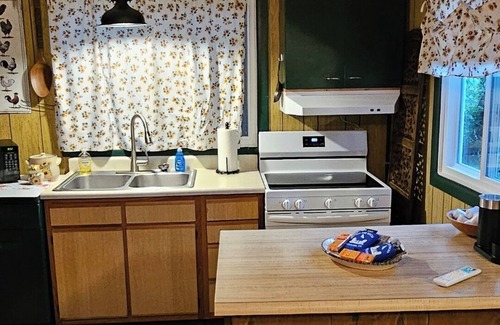 Williams Cabina | On The Rocks! Little River cabin sitting high on the banks of the White River