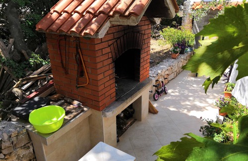 Drvenik Mali Apartamento | Apartamento de una habitación con una terraza Drvenik Mali, Drvenik (A-16787-d)