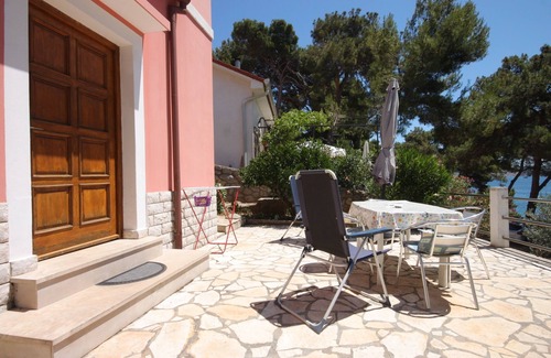 Cove Murtar Apartamento | Apartamento de una habitación con terraza y vista al mar Mali Losinj, Losinj (A-2489-a)