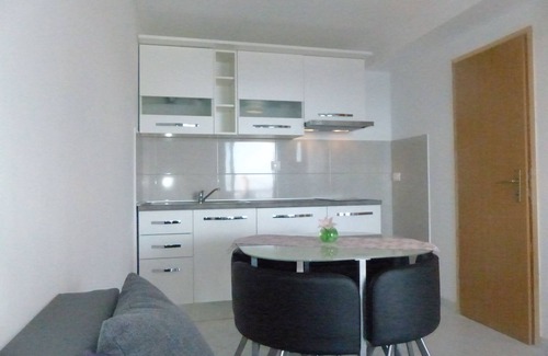 Saplunara Apartamento | Apartamento de una habitación con terraza y vista al mar Bahía Saplunara, Mljet (A-12849-c)