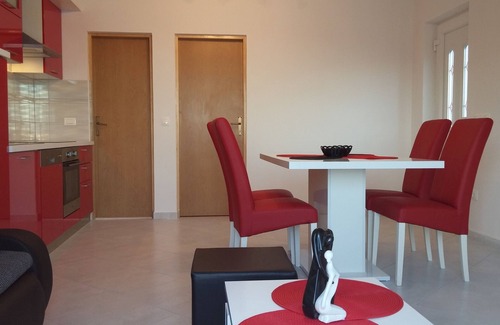 Saplunara Apartamento | Apartamento de una habitación con balcón y vista al mar Bahía Saplunara, Mljet (A-12849-b)