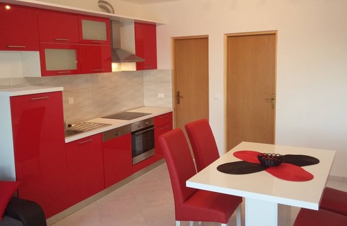 Saplunara Apartamento | Apartamento de una habitación con balcón y vista al mar Bahía Saplunara, Mljet (A-12849-b)
