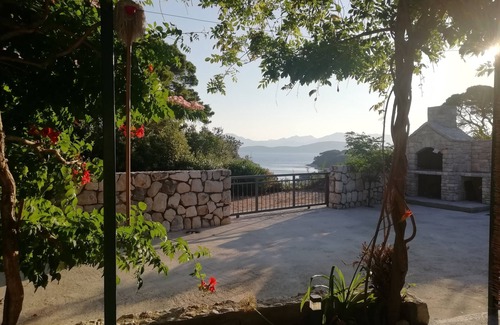 Kobas Apartamento | Apartamento de una habitación con terraza y vista al mar Bahía Saplunara, Mljet (A-4896-b)