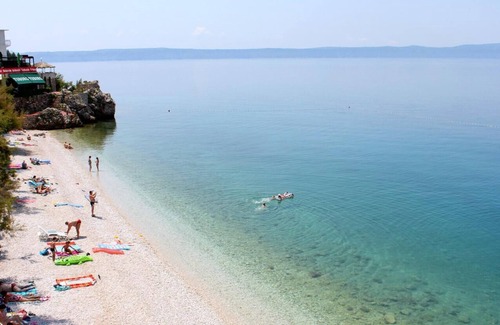 Drasnice Apartamento | Apartamento de una habitación con balcón y vista al mar Drasnice, Makarska (A-22398-b)