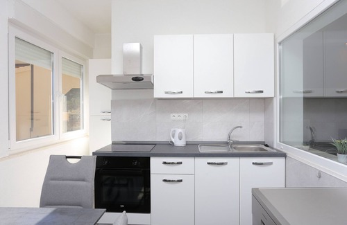 Veliko Brdo Apartamento | Apartamento de una habitación con balcón y vista al mar Makarska (A-18213-a)