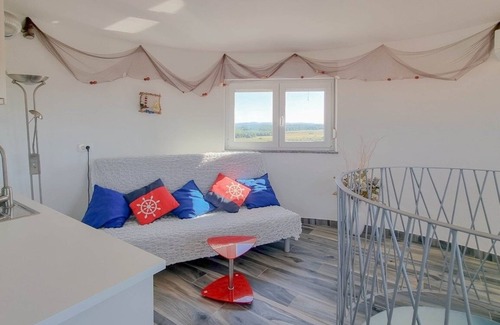 Dajla Apartamento | One bedroom apartment with terrace and sea view Mareda, Novigrad (A-21207-a)