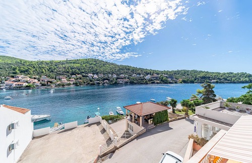 Brna Apartamento | Apartamento de una habitación con terraza y vista al mar Brna, Korcula (A-10057-c)