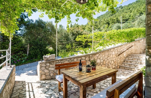 Zuljana Apartamento | Apartamento de una habitación con terraza y vista al mar Zuljana, Peljesac (A-10233-c)