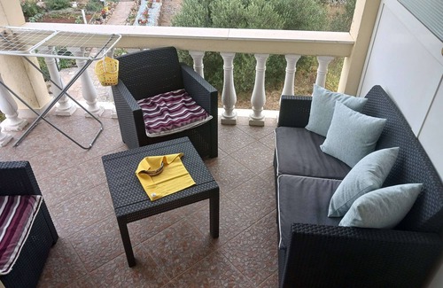 Kneza Apartamento | Apartamento de una habitación con balcón y vista al mar Kneza, Korcula (A-23421-a)