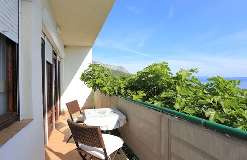 Tucepi Apartamento | Apartamento de una habitación con balcón y vista al mar Tucepi, Makarska (A-5263-b)